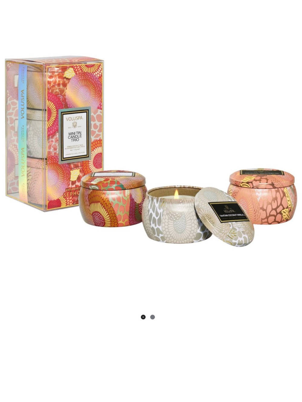 Voluspa Mini Tin Candle Trio –Tropical oasis